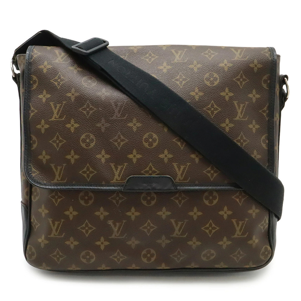 LOUIS VUITTON Monogram Macassar Brown Bass Messenger Crossbody